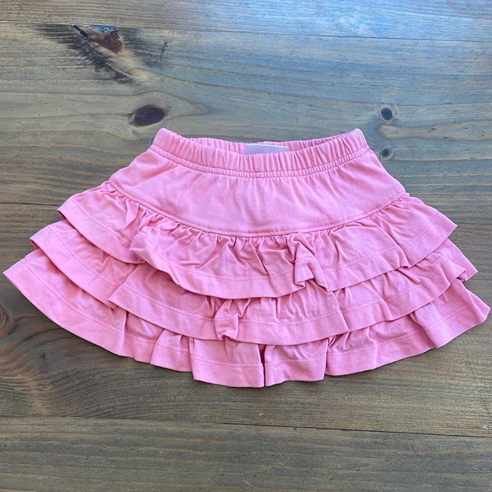 Hanna Andersson Ruffled Pink Skort EUC 3T